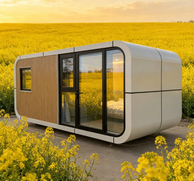Casas de contenedores, casas prefabricadas, casas cápsula, casas modulares, casas inteligentes, casas portátiles