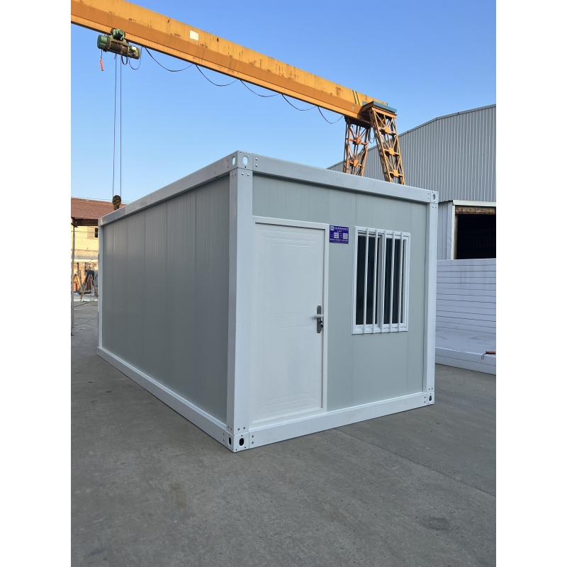 20FT Casa Contenedor Modular Desmontable de Acero Prefabricado de Diseño Moderno y Transpirable 2-Year Edificio de Oficina Residencial Hotel con Garantía