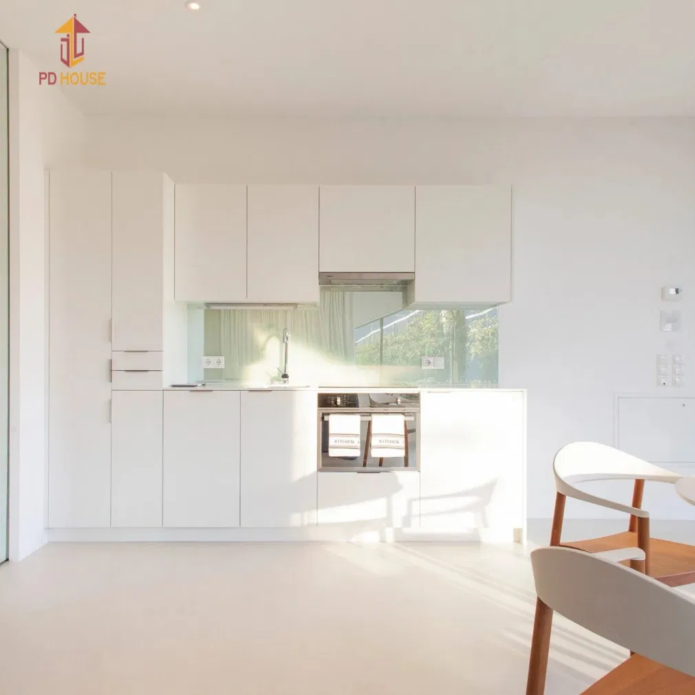 Casa Contenedor Prefabricada Modular Cabaña Pared de Vidrio Casa Pequeña Proyecto de Villa de Vacaciones