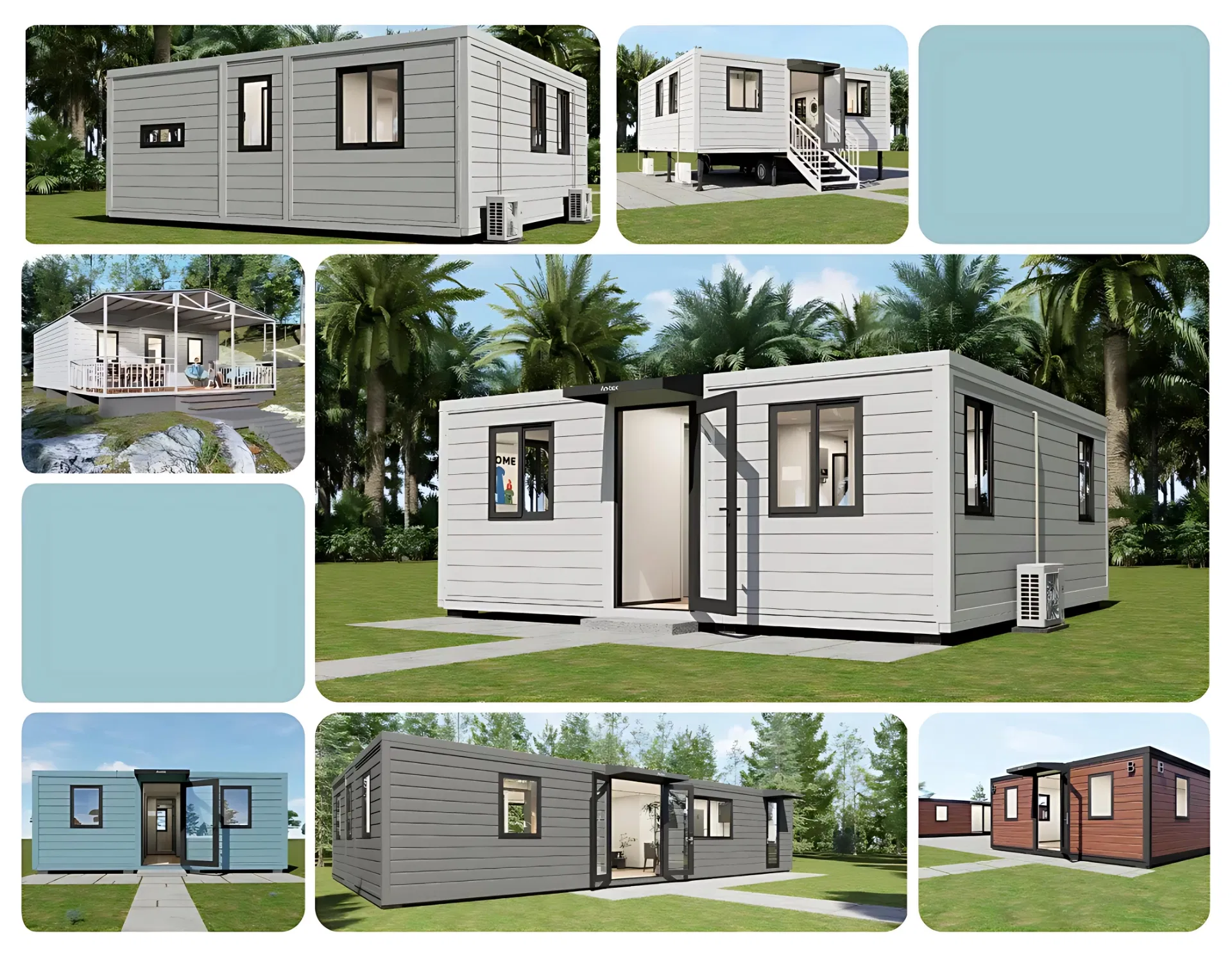 Vivienda contenedor móvil expandible y ecológica para una vida sostenible