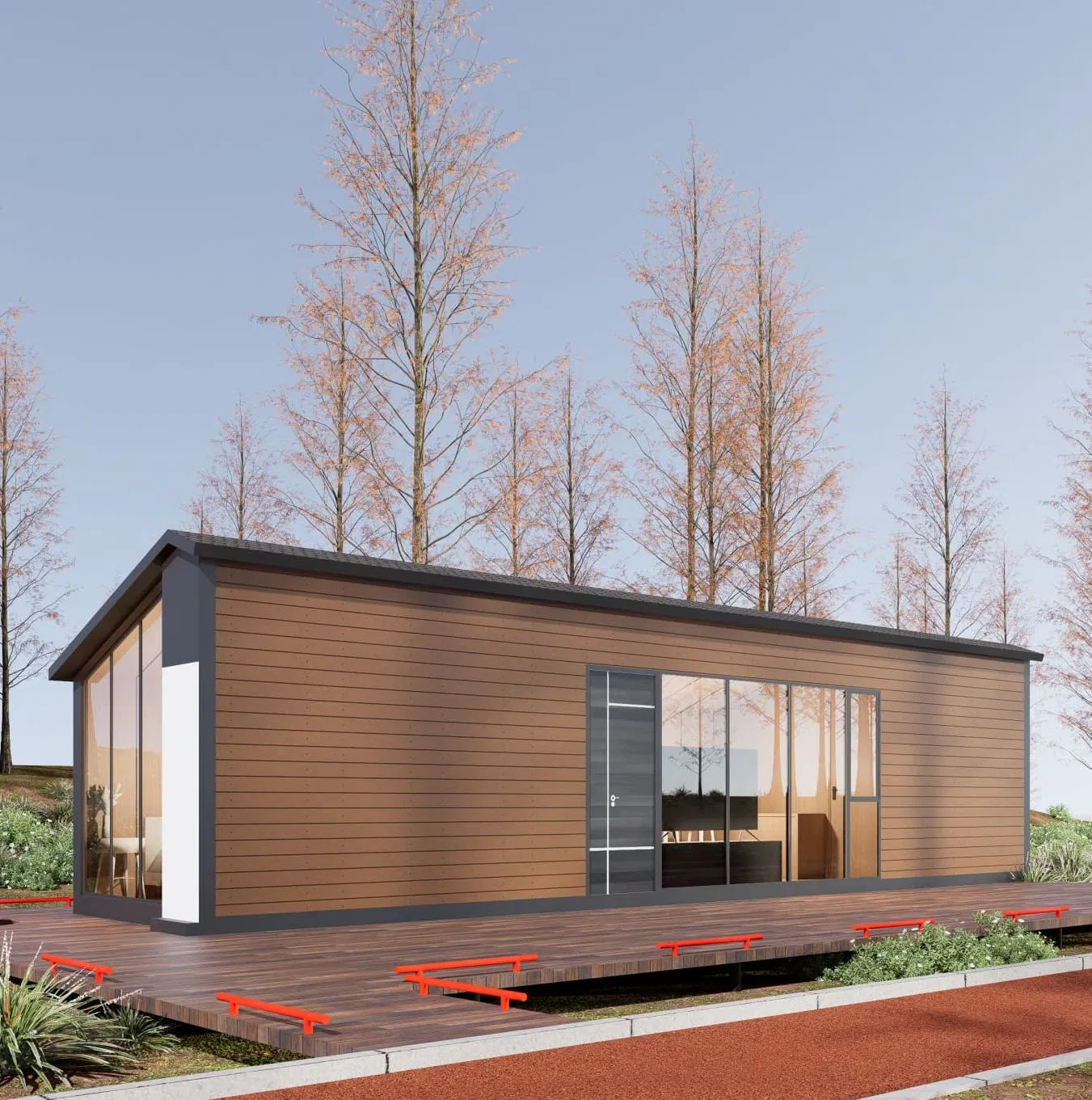 Vivienda Expandible Directa de Fábrica para Inversores de Parques de Casas Rodantes Modular Global