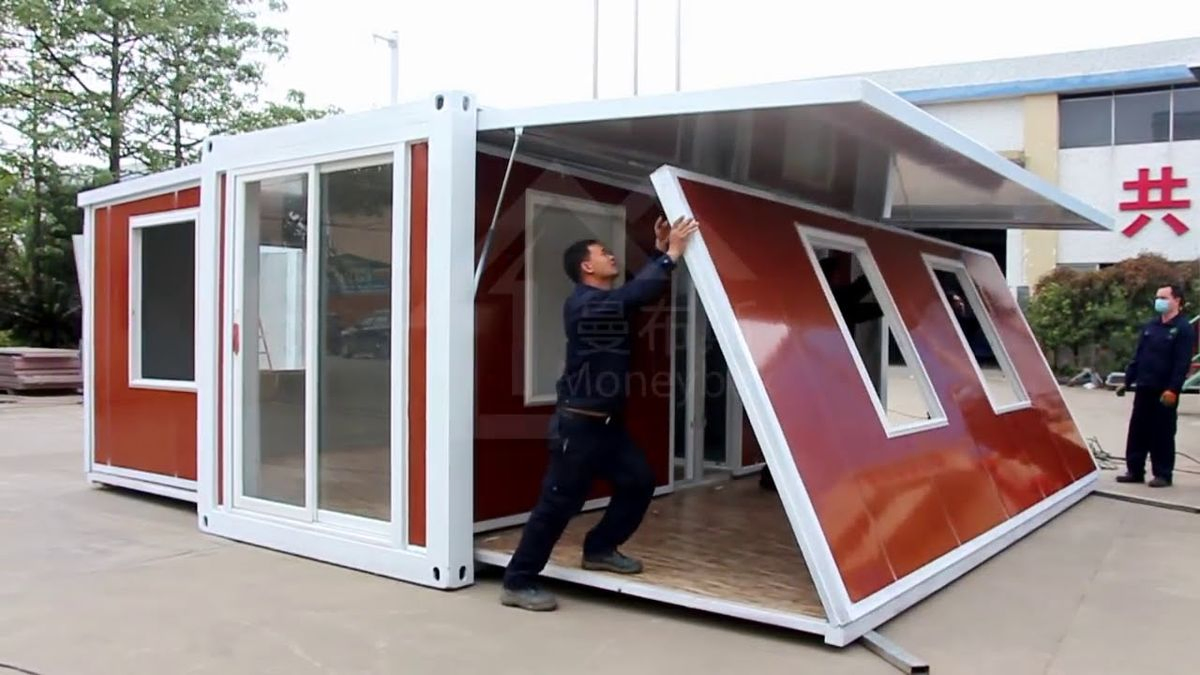 Casa Prefabricada Expandible - Hogar Pequeño Moderno con Q235B Estructura de Acero Ligero