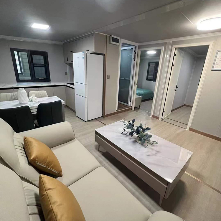 Venta Caliente Casa Contenedor Expandible Prefabricada de Alta Calidad con 3 Habitaciones