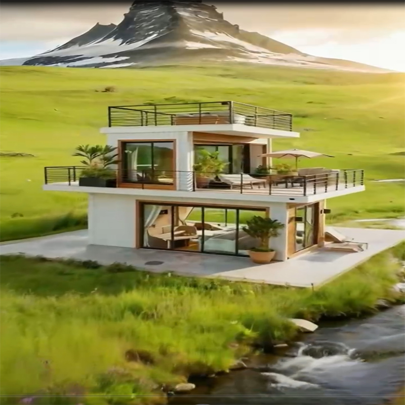 Casa Modular Ecológica para Soluciones de Vida Sostenible