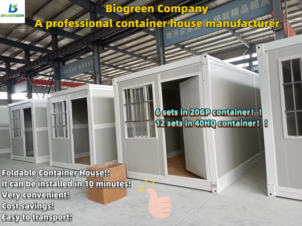 Instalación Rápida Casas Contenedor Prefabricadas Plegables