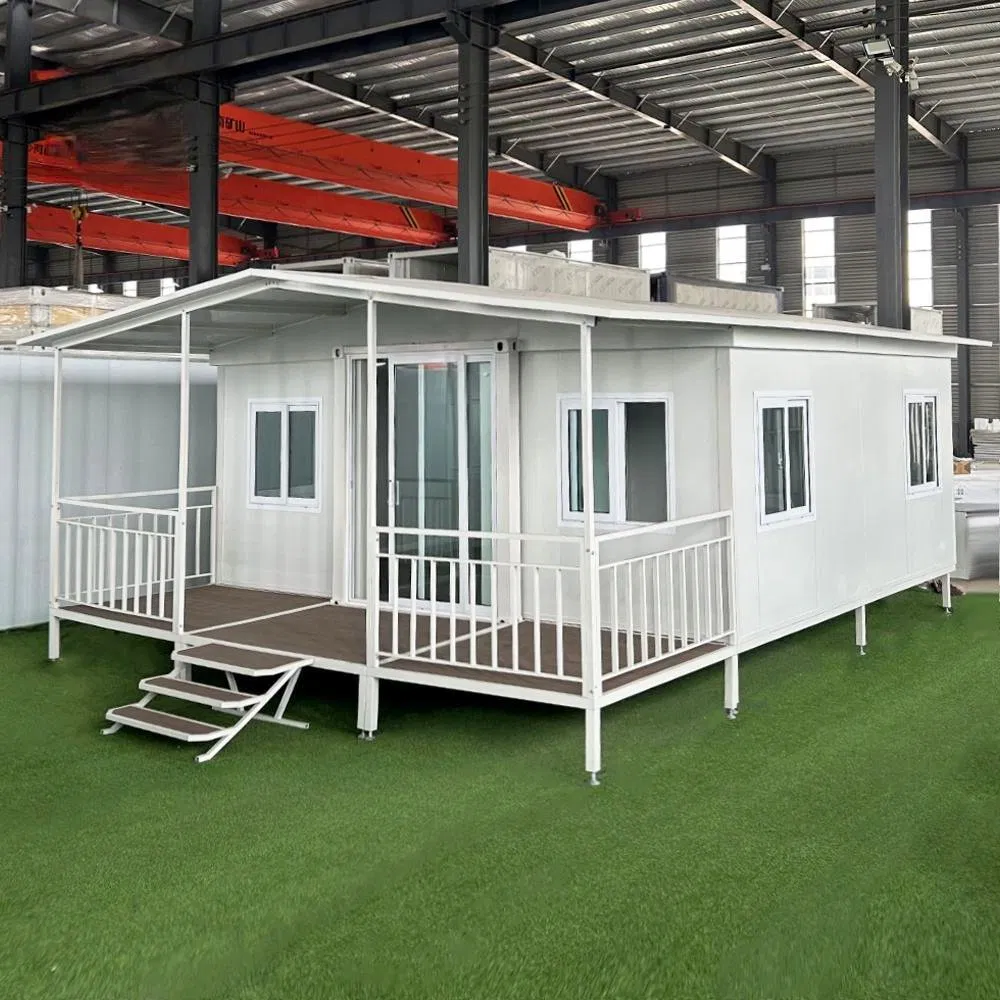 Casa Móvil Plegable Portátil Movible Prefabricada Expandible Contenedor Modular con Balcón Casa Prefabricada en Venta