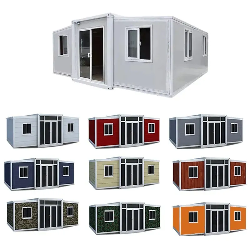 Estructura acabada de casa modular de acero