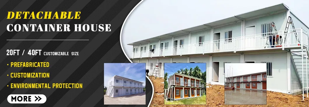 Casas pequeñas modulares desmontables listas para enviar para un uso versátil