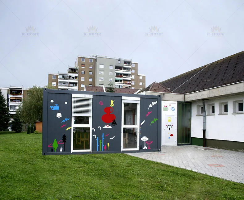 Vivienda estudiantil temporal modular prefabricada para jardines de infancia