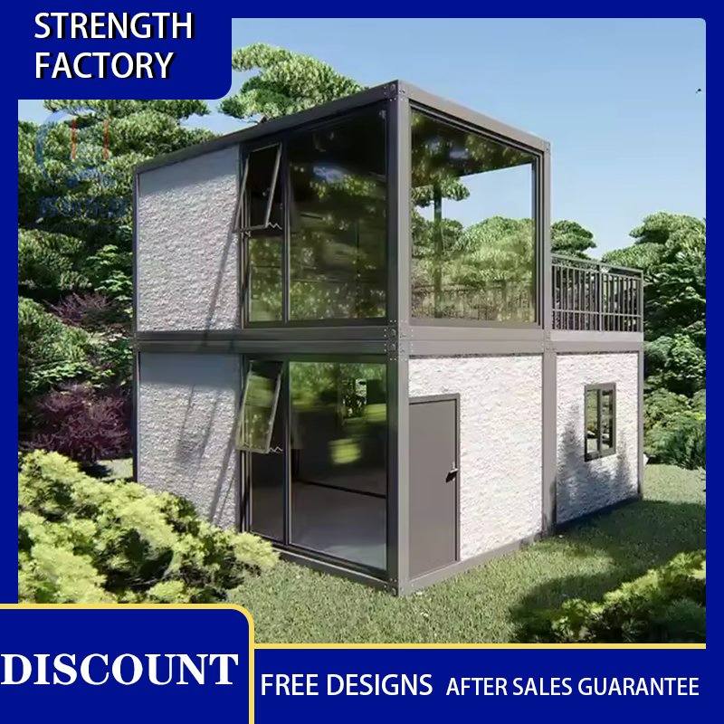 Casa Modular Personalizada al por Mayor 20FT Contenedor Prefabricado de Vivienda para Uso Comercial y Residencial a Precio Competitivo