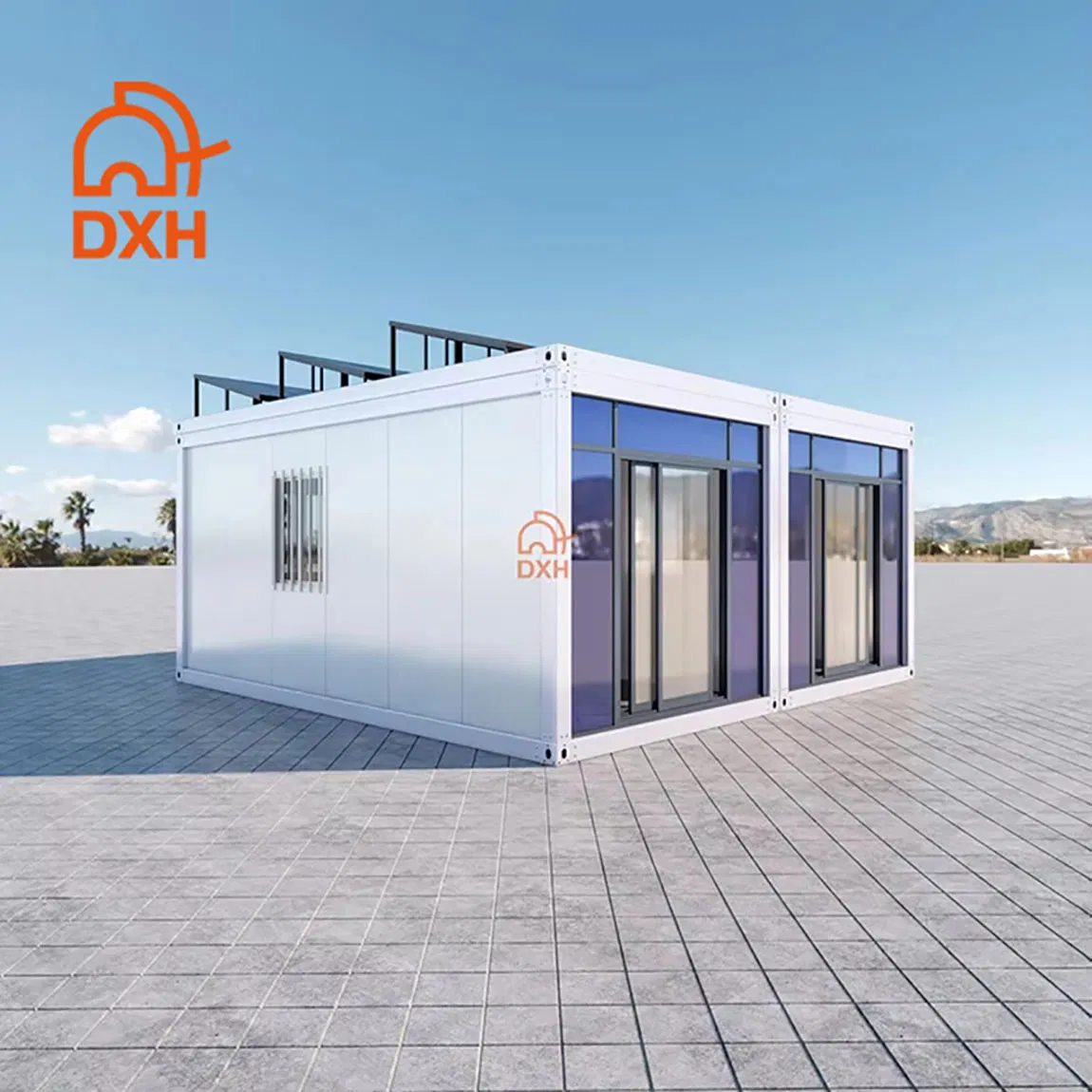 Casa de paquete plano para unidades de alquiler con diseño llave en mano y compradores residenciales