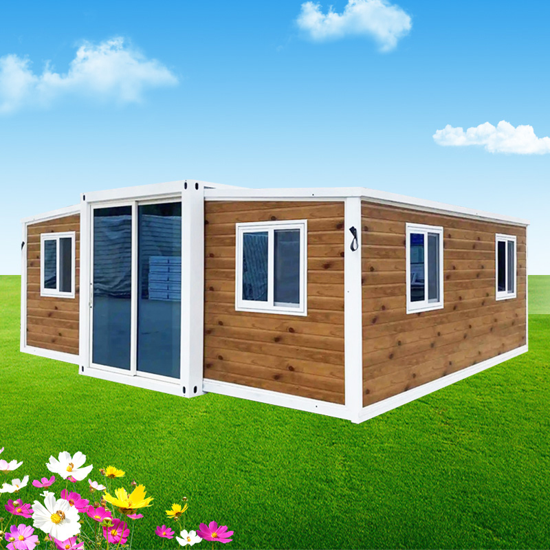Casa moderna prefabricada de lujo con contenedor turnkey que presenta unidad modular para solución modular de hogar fuera de la red