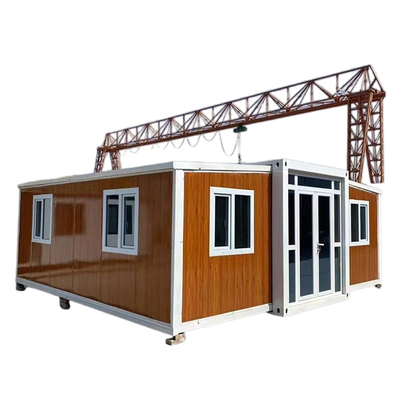 Casa Prefabricada Sostenible 40FT con Espacio para Comedor y Solar
