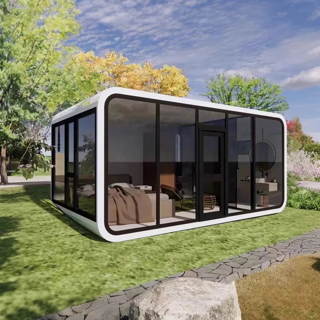 Casa cápsula prefabricada residencial personalizada 20-Foot al aire libre Apple Barn