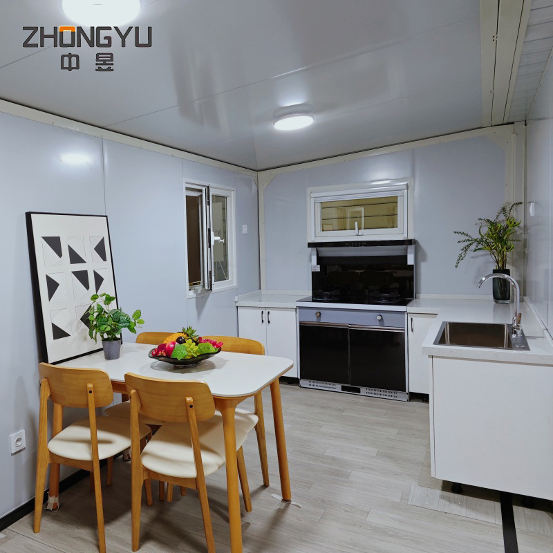 20FT Casa Contenedor Modular Prefabricada Expandible Estilo Villa de Lujo Hecha en China Precio