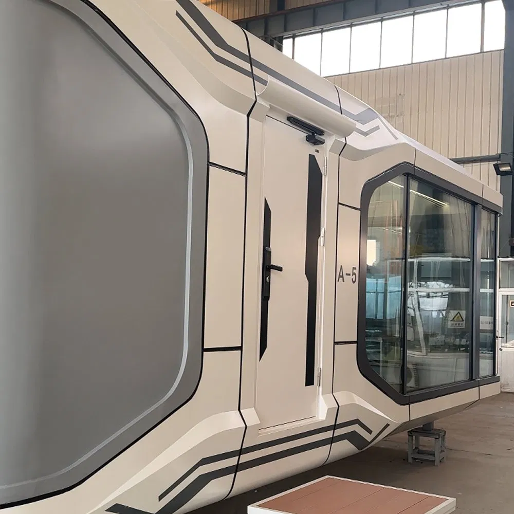 Casa cápsula moderna de lujo de instalación rápida, precio de casa diminuta modular, casa contenedor prefabricada, fábrica de cabañas tipo manzana, casa prefabricada, hogar móvil