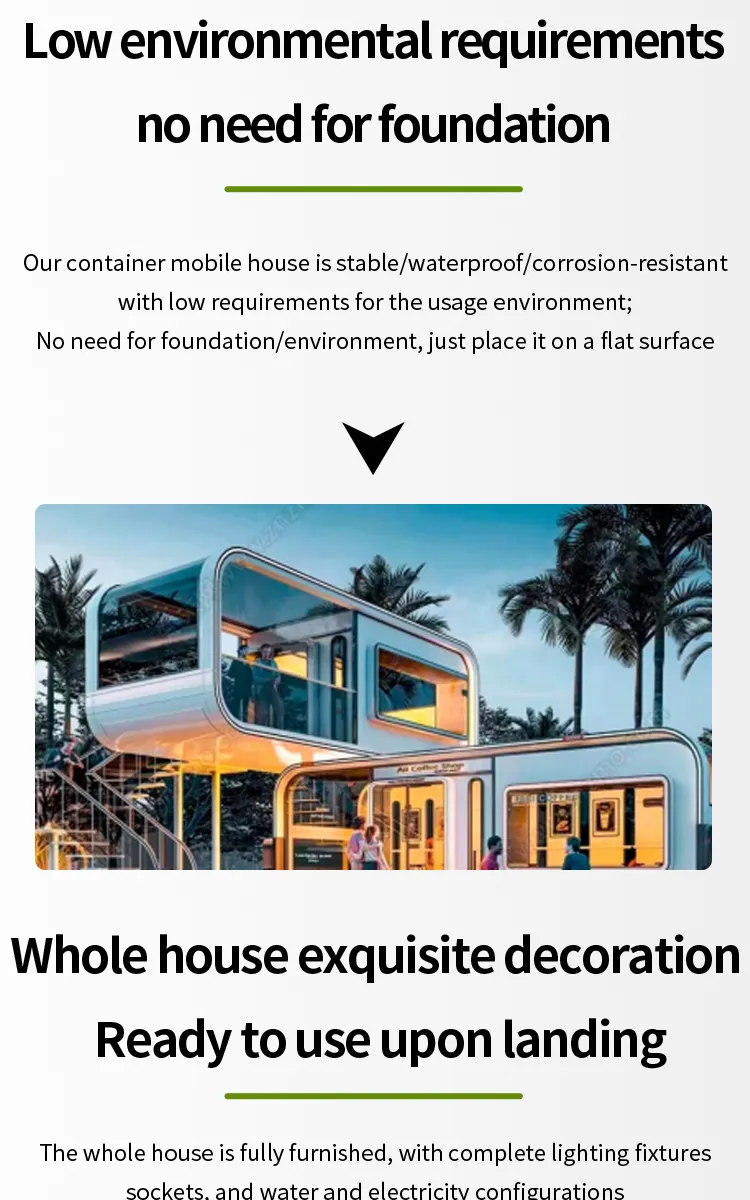 Casa modular de marco de acero moderno con aislamiento energético eficiente