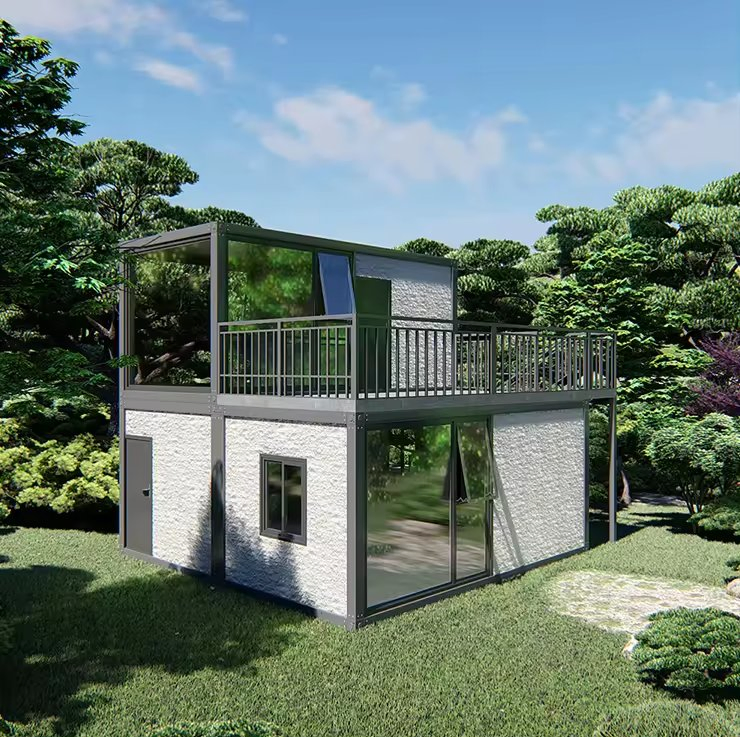 Casa Modular Personalizada al por Mayor 20FT Contenedor Prefabricado de Vivienda para Uso Comercial y Residencial a Precio Competitivo