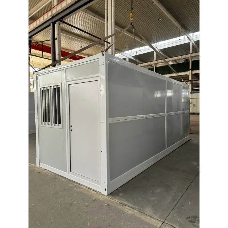 Casa Contenedor Plegable Prefabricada Refugio de Emergencia Vivienda Modular para Alivio de Desastres Solución de Vivienda para Campamentos de Refugiados