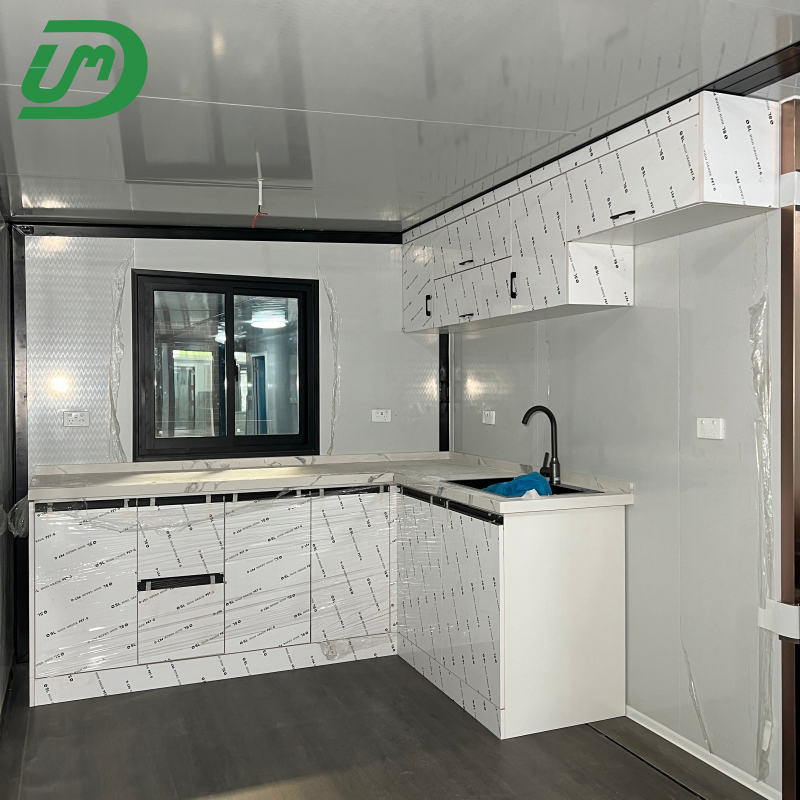 40FT Habitaciones Prefabricadas Portátiles 2 Residenciales Contenedores Casas Plegables Prefabricadas para Vivir