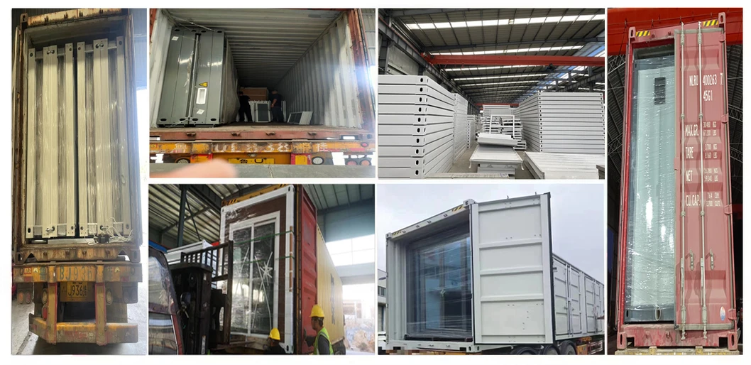 Estructura de casa modular prefabricada de contenedor para uso residencial