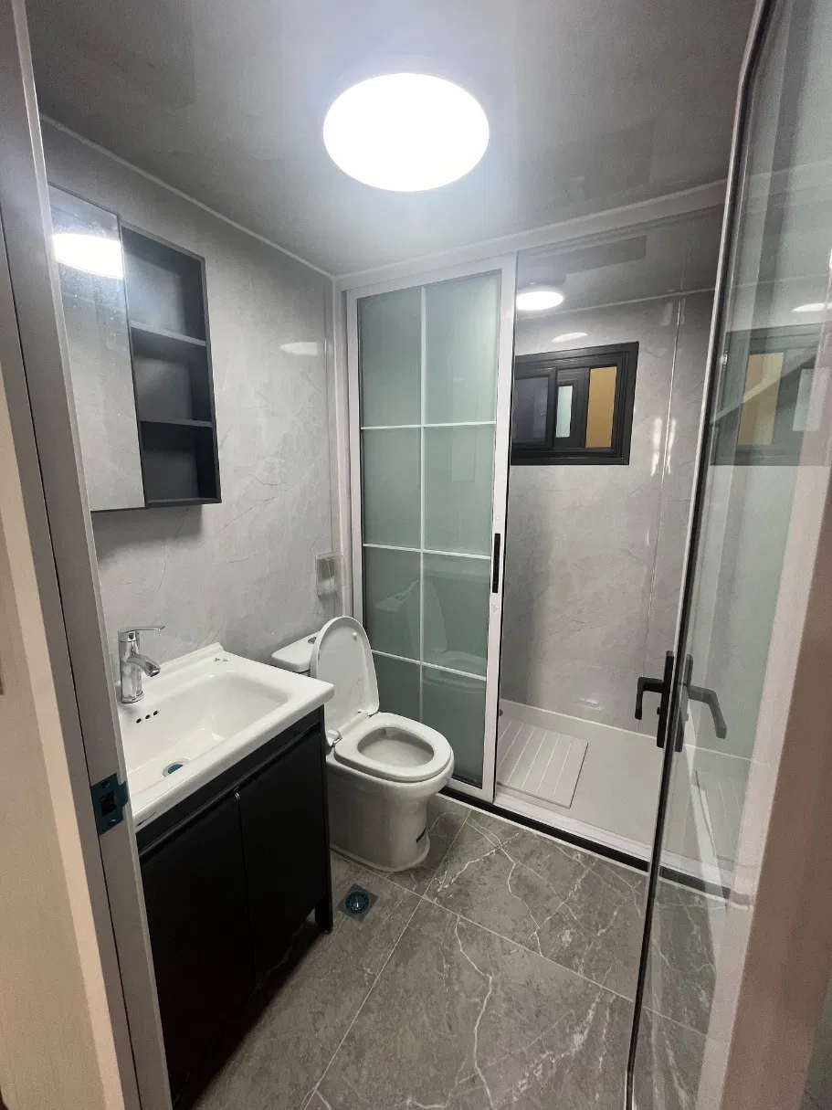 Casa contenedor residencial portátil moderna expandible de alta calidad prefabricada