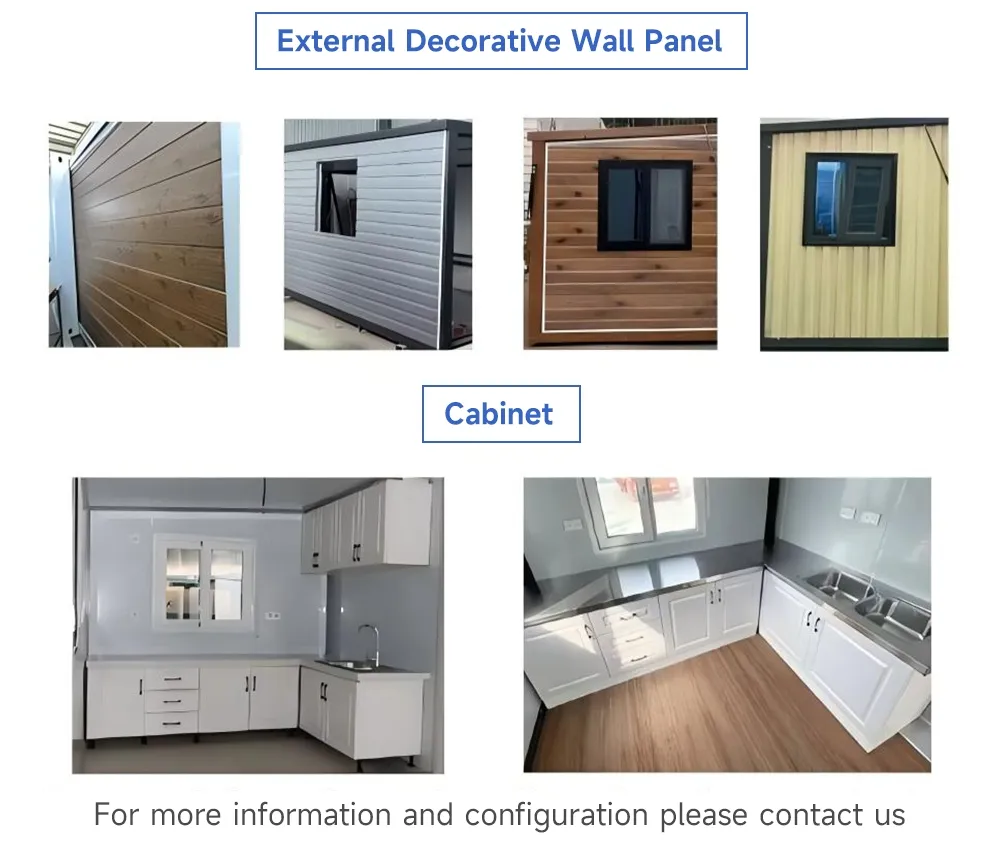 Casas Prefabricadas Móviles Portátiles Residenciales 20FT 40FT 2 3 4 Dormitorios Casa Contenedor Expandible