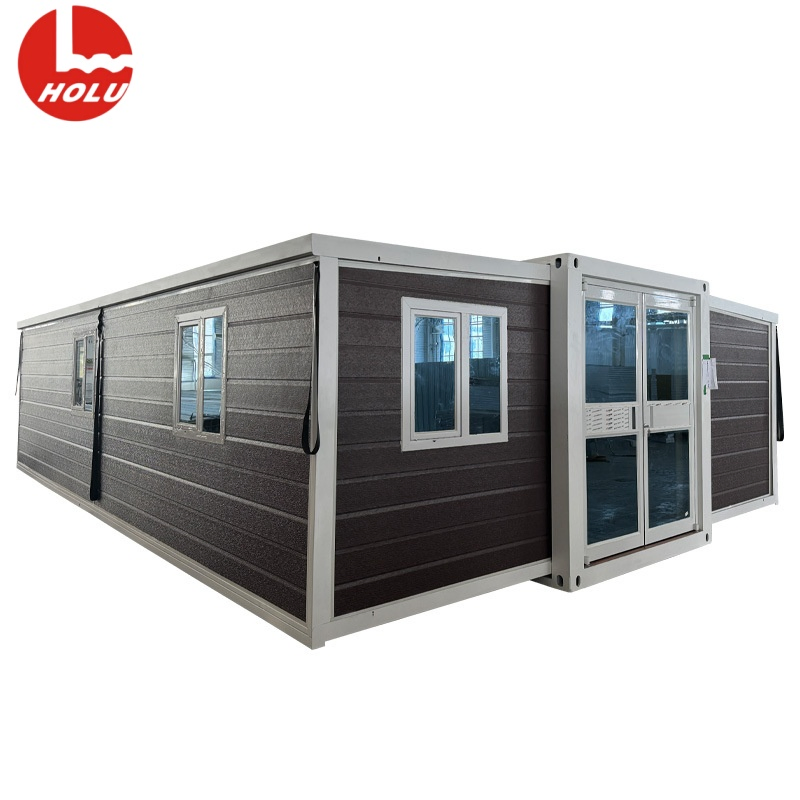 40FT Casa Modular Expandable de Lujo Portátil y Plegable para Vida Familiar