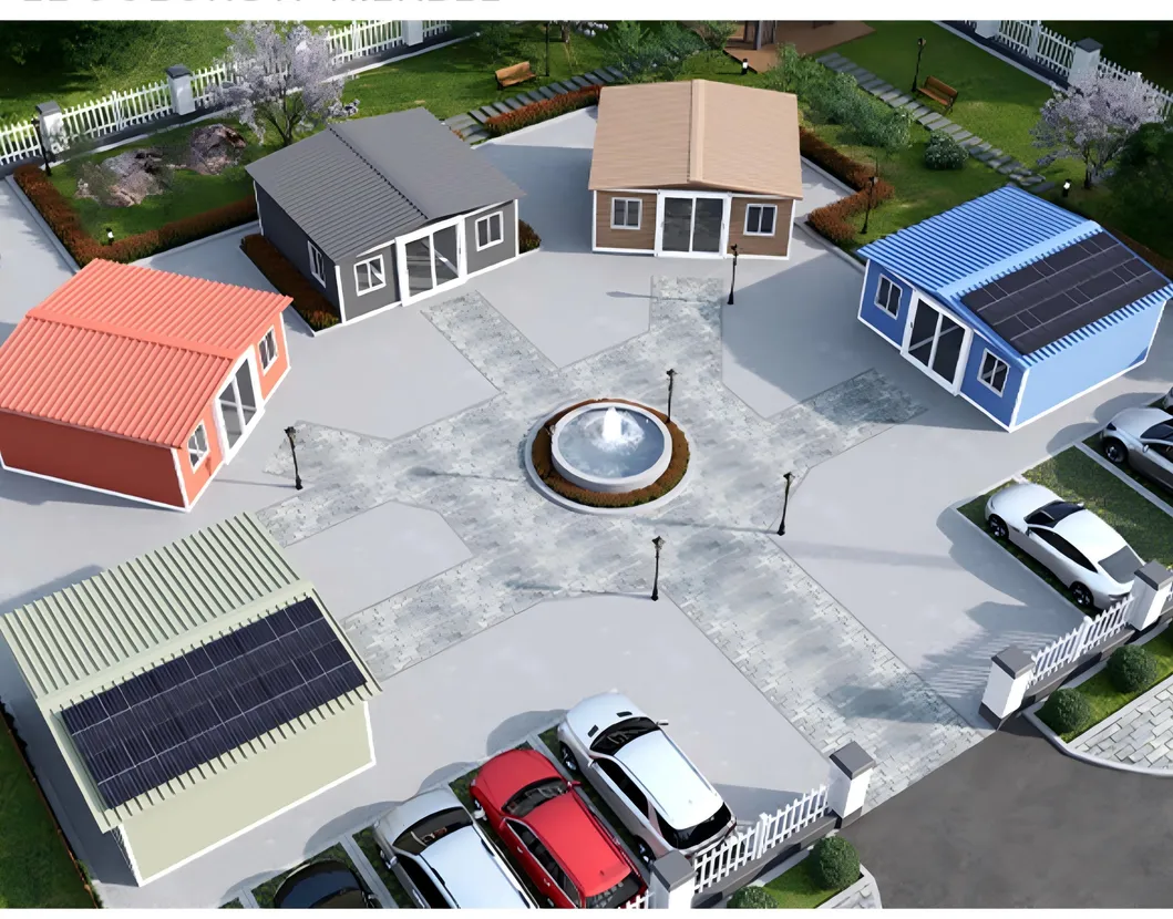Venta de fábrica de casa contenedor prefabricada pequeña para apartamento de abuelos CE/ISO