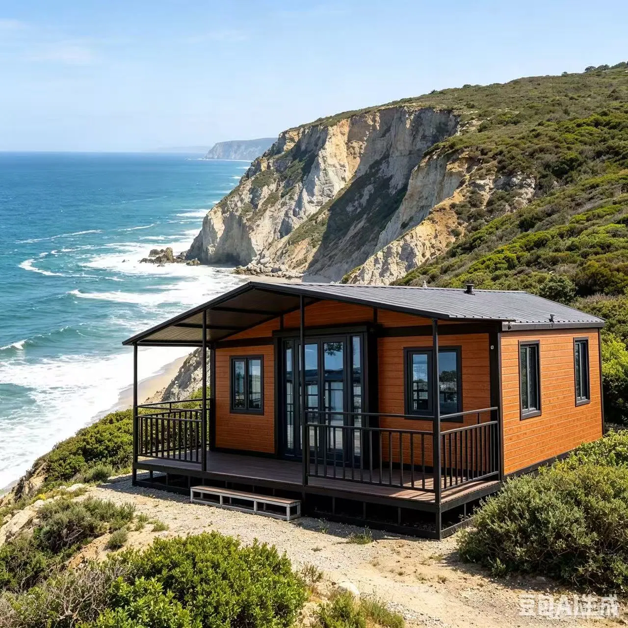 Pequeñas casas residenciales móviles modulares expandibles de cápsulas prefabricadas ecológicas