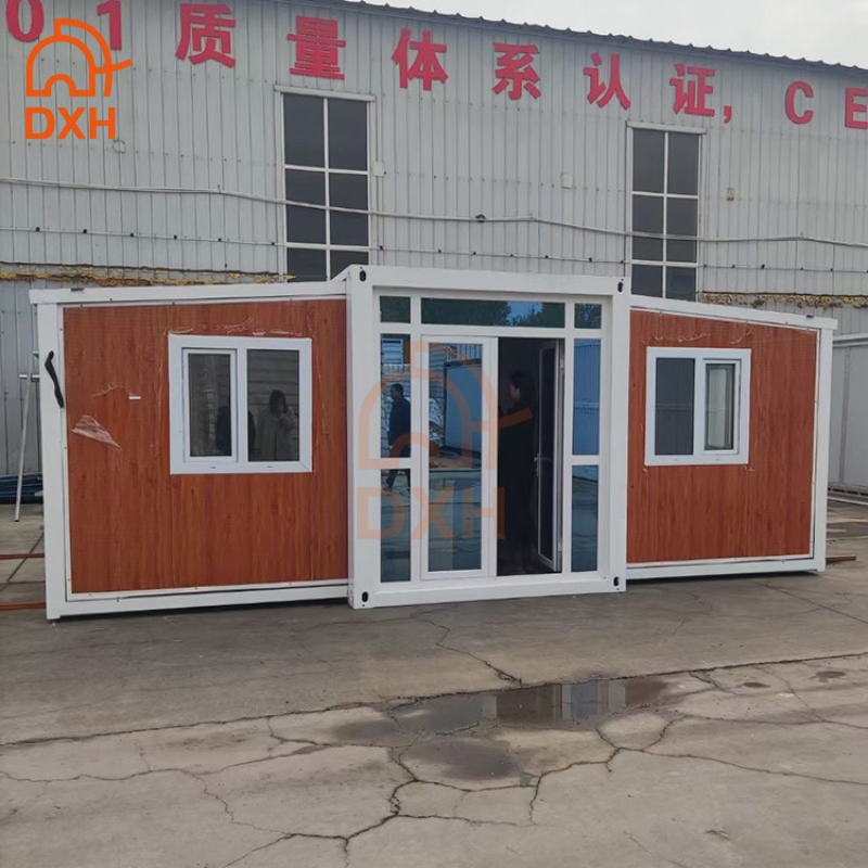 Superior 10 Personalizado 20FT 40FT Expandible Plegable Prefabricado Villa Hotel Oficina Tienda Camping Móvil Abuela Pequeña Vivienda Doble Ala Contenedor Casa Hogar