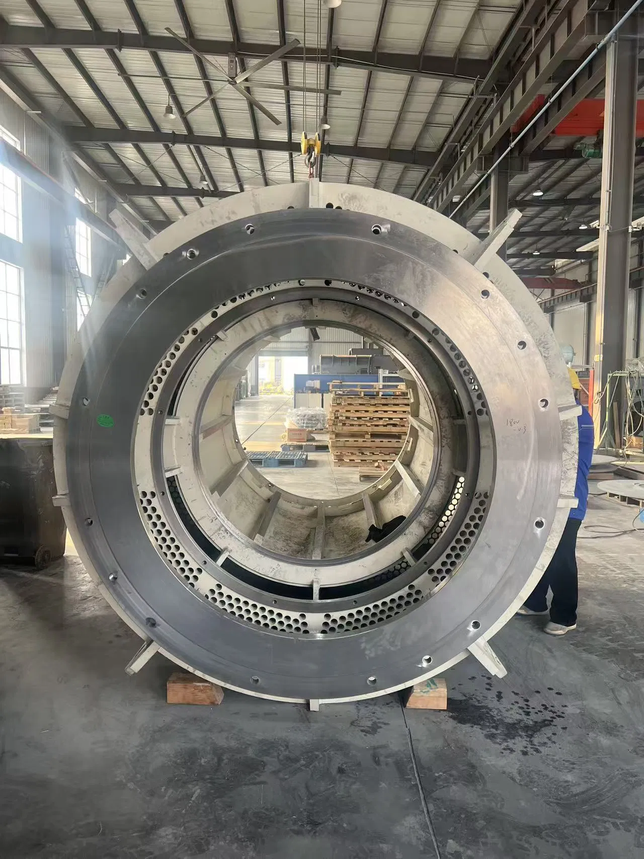 Carcasa de turbina eólica de aluminio fundido ligero para un mayor rendimiento energético