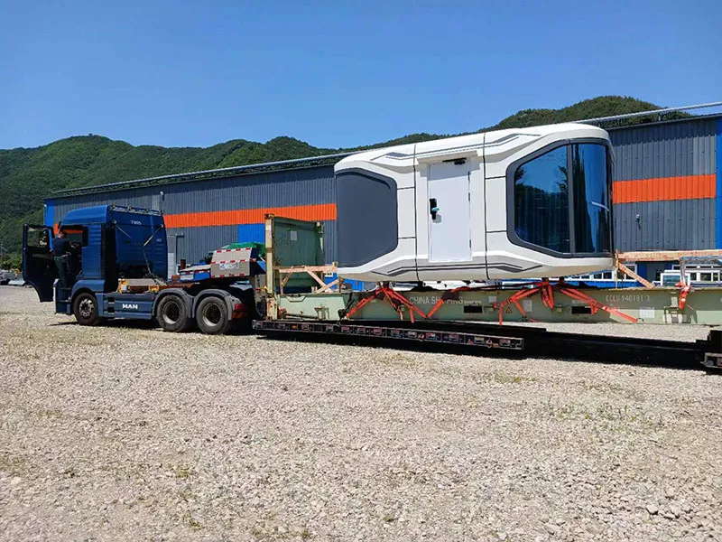 Transporte logístico de la cápsula modular