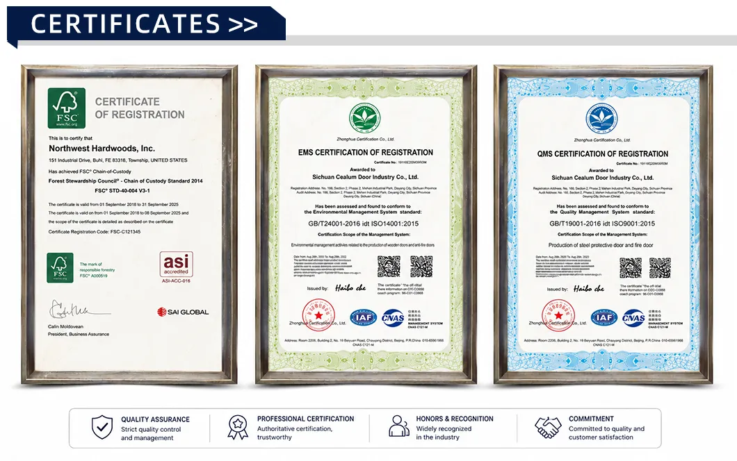 Certificaciones del producto
