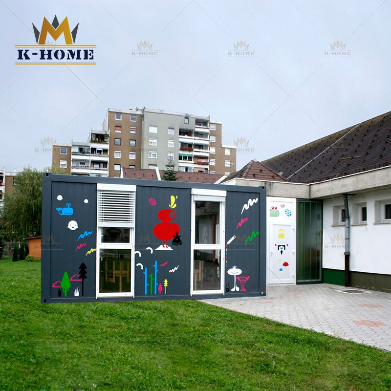 Vivienda estudiantil temporal modular prefabricada para jardines de infancia