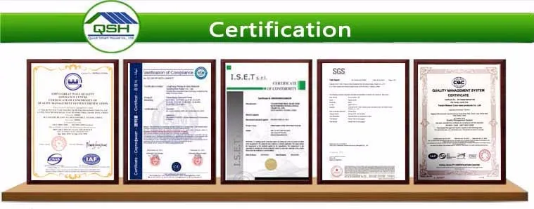 Certificados de Calidad e ISO