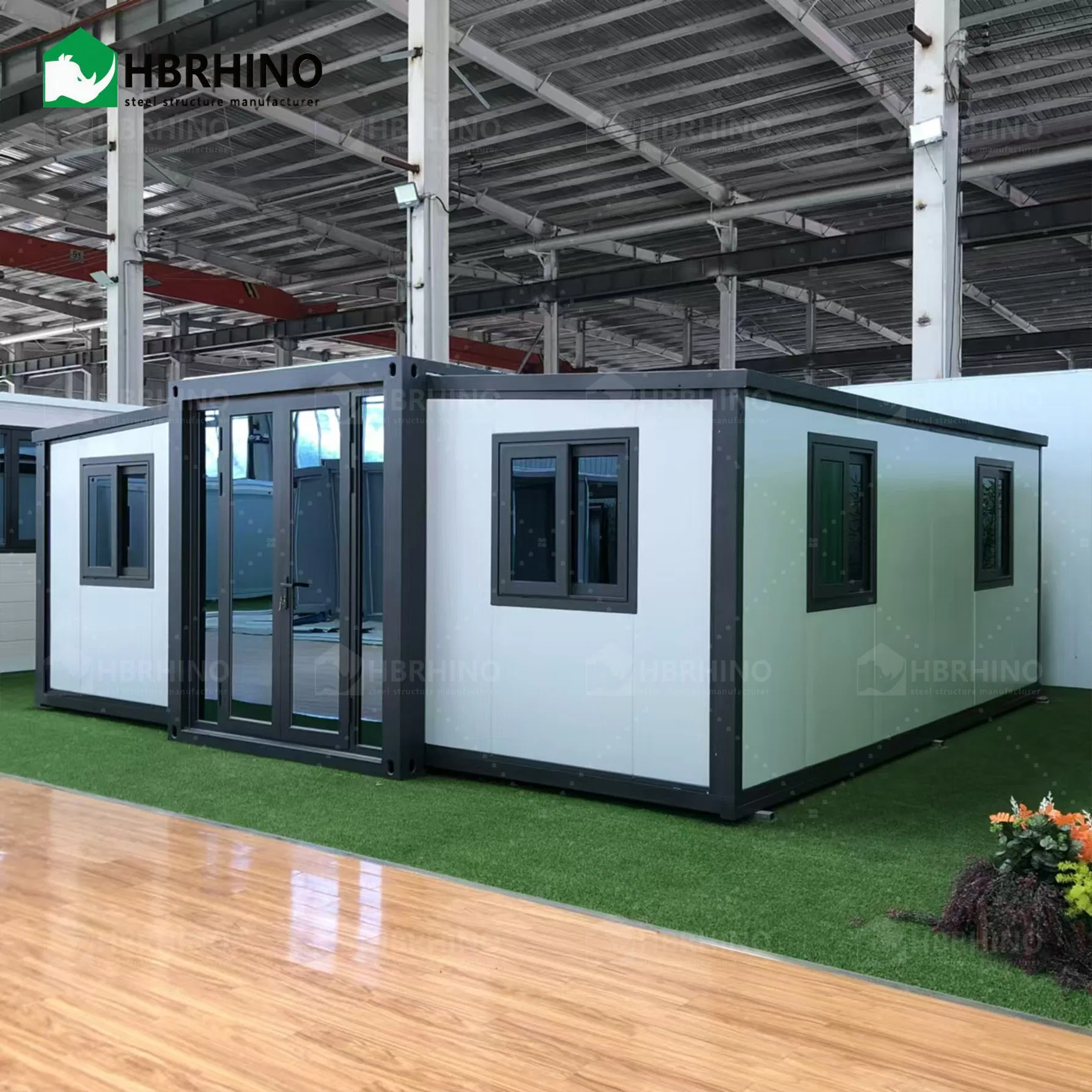 Modular 40FT 20FT Contenedor de acero portátil prefabricado plegable expandible hogar hotel residencial marítimo oficina plana de madera