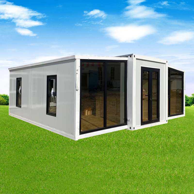 Casa moderna prefabricada de lujo con contenedor turnkey que presenta unidad modular para solución modular de hogar fuera de la red