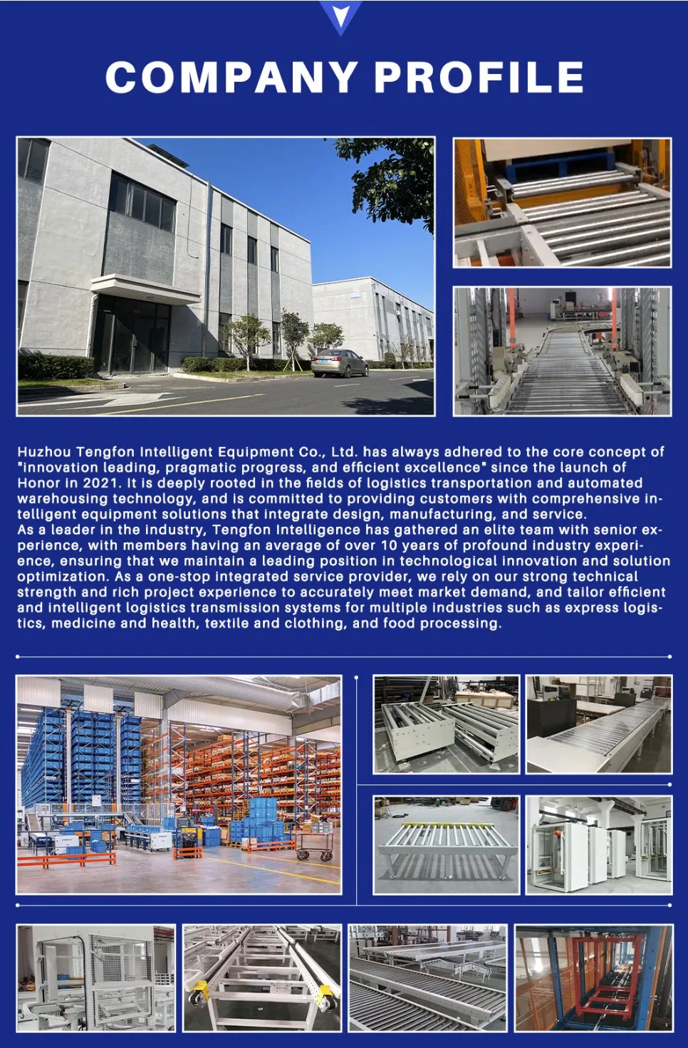 Instalaciones de producción y perfil industrial