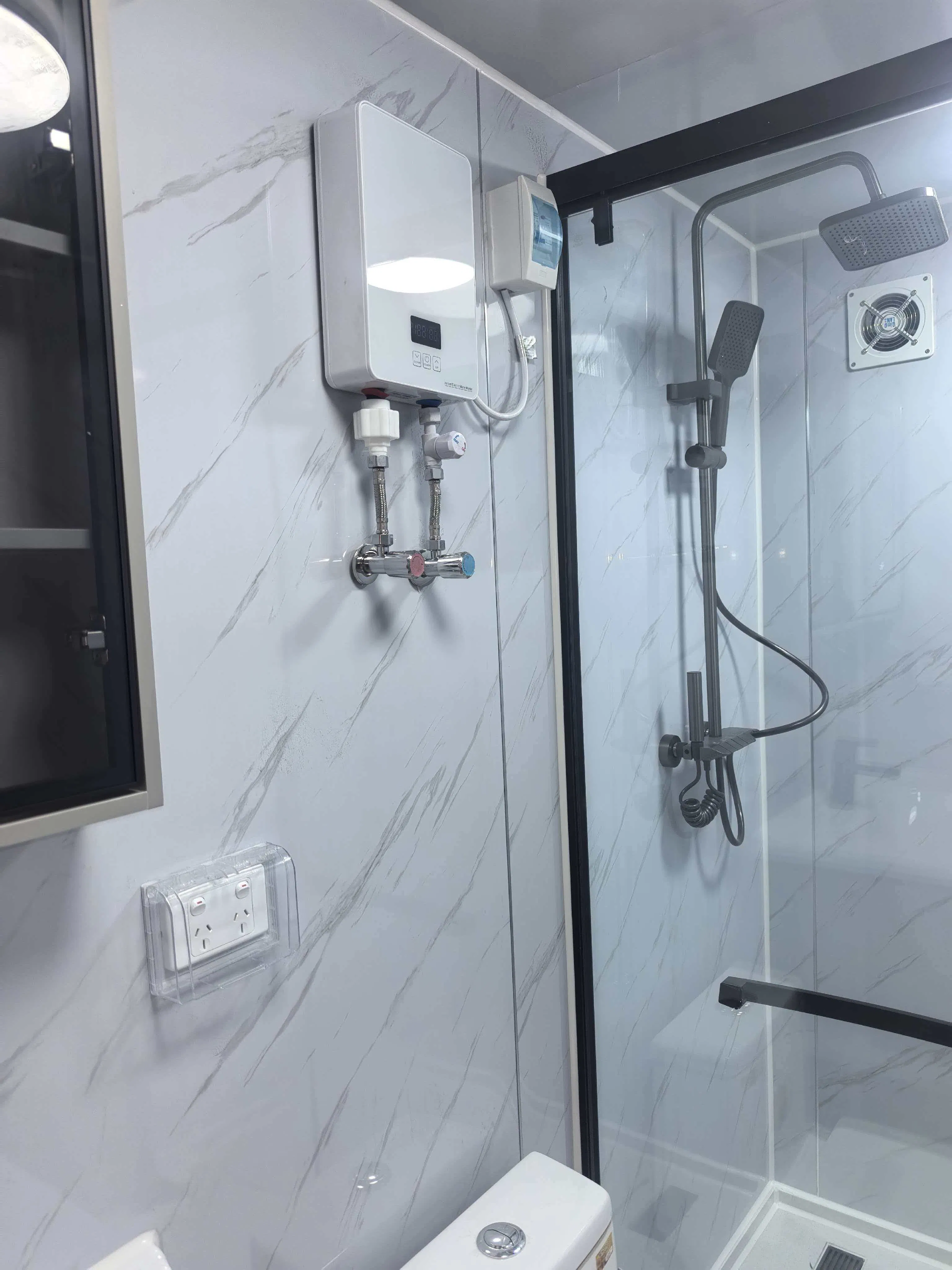 30FT Casa Prefabricada Moderna Minimalista de Alta Seguridad Asequible