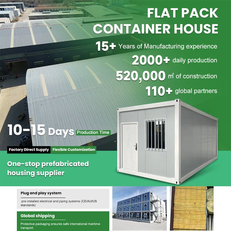Casas modulares de contenedores plegables al por mayor asequibles de China