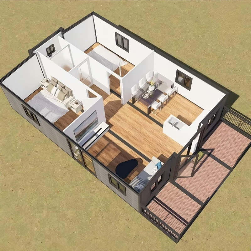 Hogares modulares certificados por ISO para necesidades de vivienda sostenible