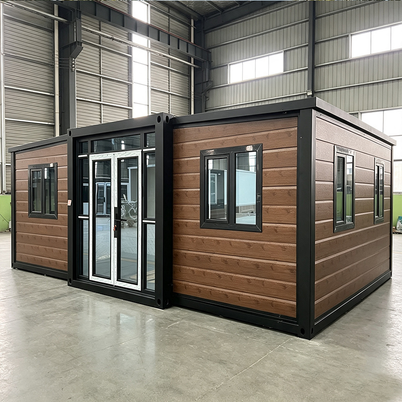 Casa Móvil Prefabricada Expandible de Lujo 20/30/40FT para Dormitorio Pequeño 2 Lista para Habitar, Construcción Portátil