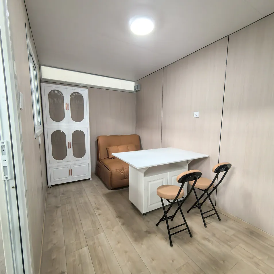 Casa contenedor segura con baño