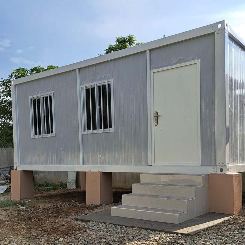Kit de China portátil residencial transportable listo para usar Casa de contenedor modular de acero prefabricado de lujo moderna 20 FT