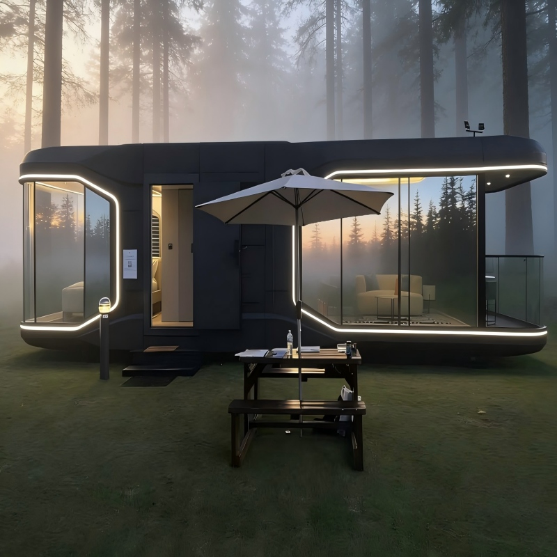 Hogares inteligentes, casas modulares, casas móviles, hoteles prefabricados de lujo, casas tipo cápsula espacial