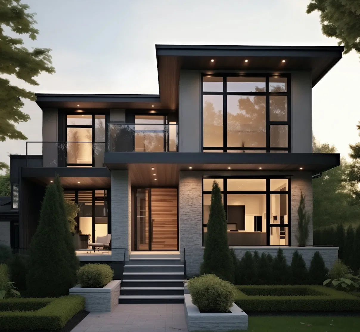 Casa prefabricada, hogar modular, villa, casa unifamiliar