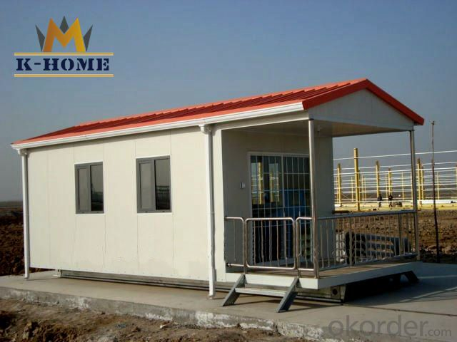 Casa familiar de construcción rápida y económica, hogar modular prefabricado modificado