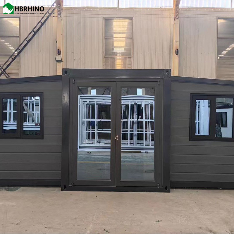 Modular 40FT 20FT Contenedor de acero portátil prefabricado plegable expandible hogar hotel residencial marítimo de almacenamiento en paquete plano