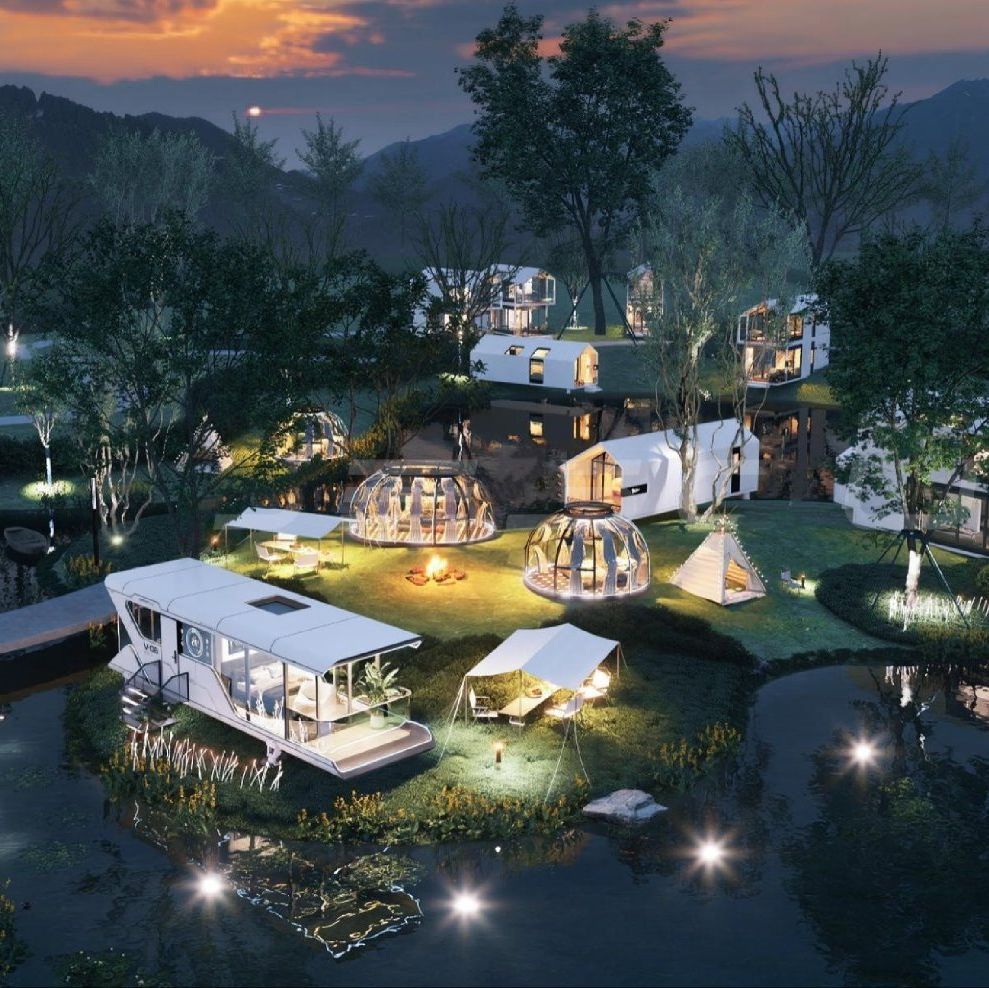 Casa Contenedor de Manzana Casa Prefabricada Pequeña Hogar Energéticamente Eficiente Casa Modular Hotel Cabaña para Grupos Internacionales de Hoteles